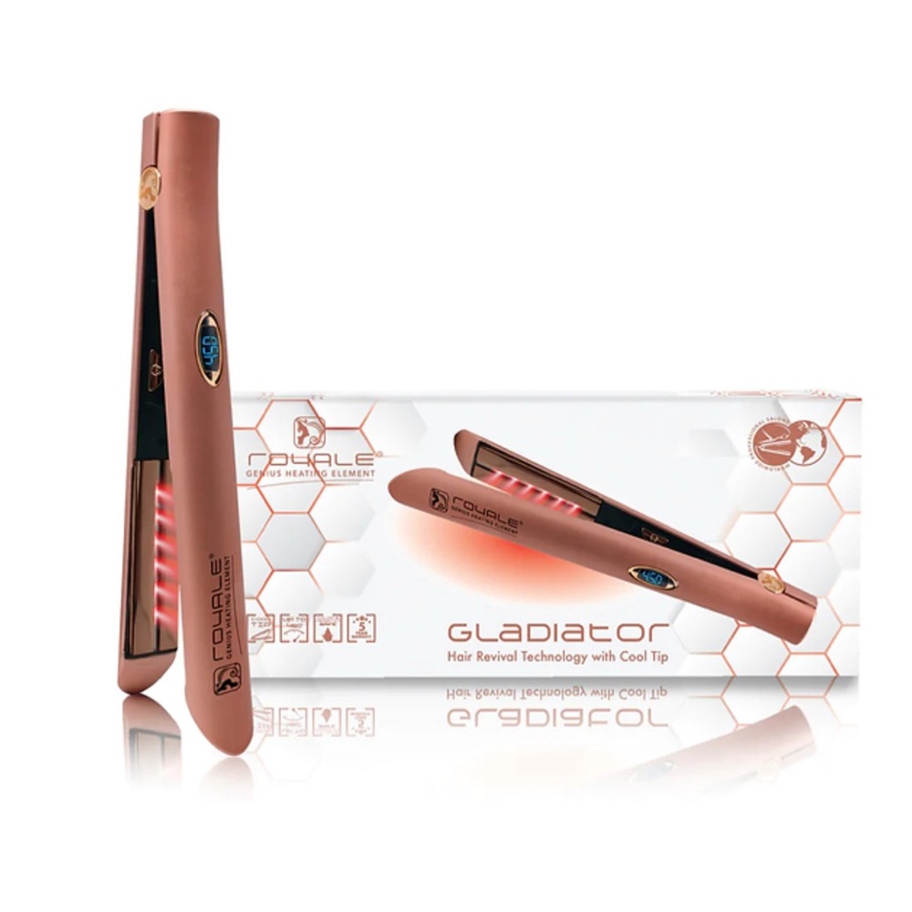 Royale Gladiator Genius Heating Element Hair Revival Technology with Cool Tip